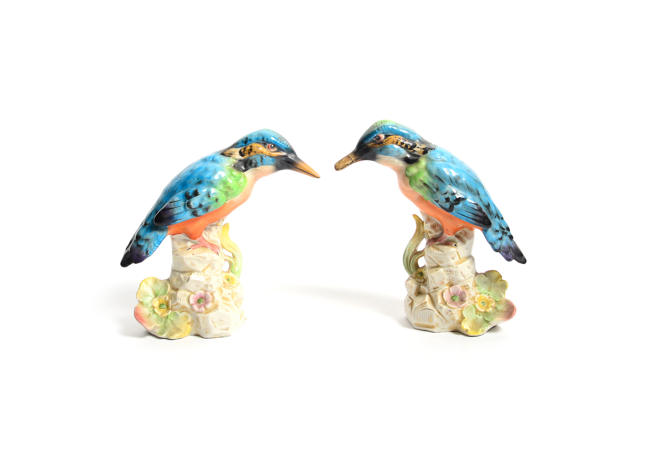 Pair of Porcelain Bird Figurines