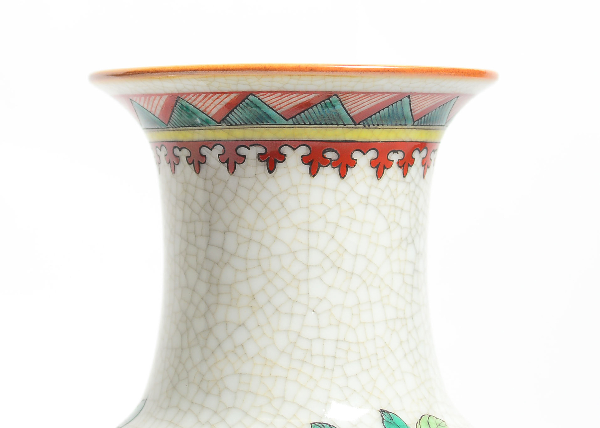 Pair of Hand Painted Porcelain Vases