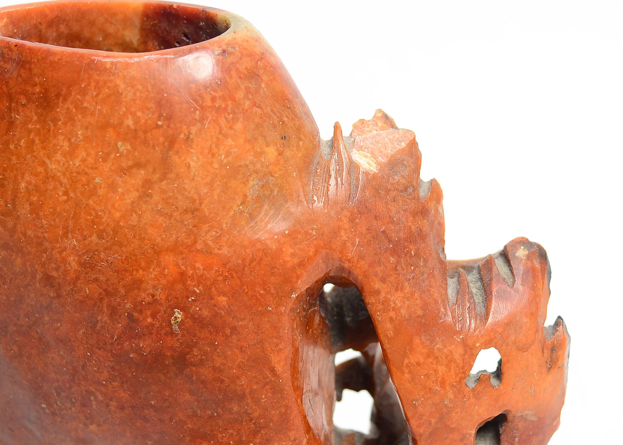 Carved Soapstone Japanese Sculpture