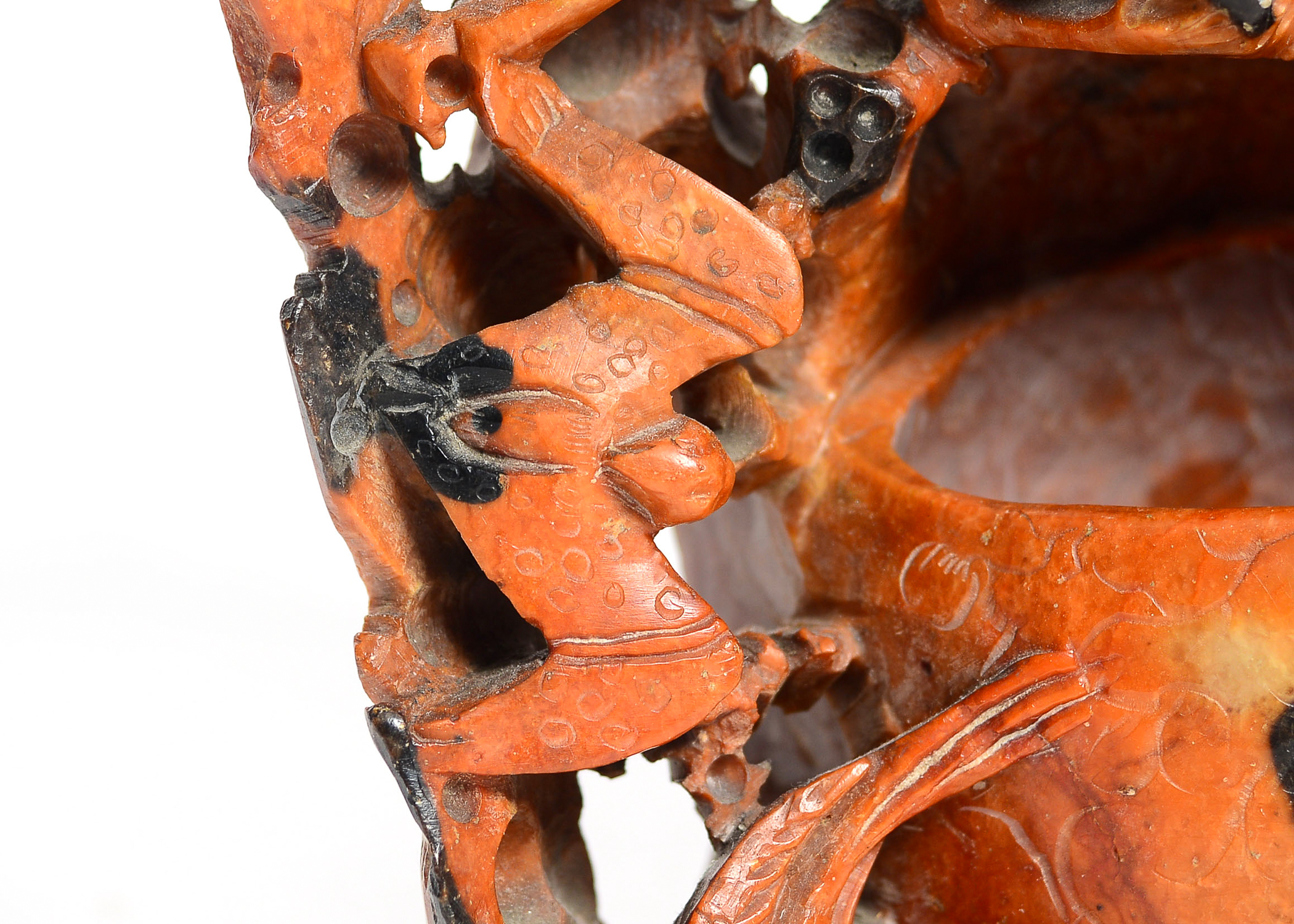 Carved Soapstone Japanese Sculpture