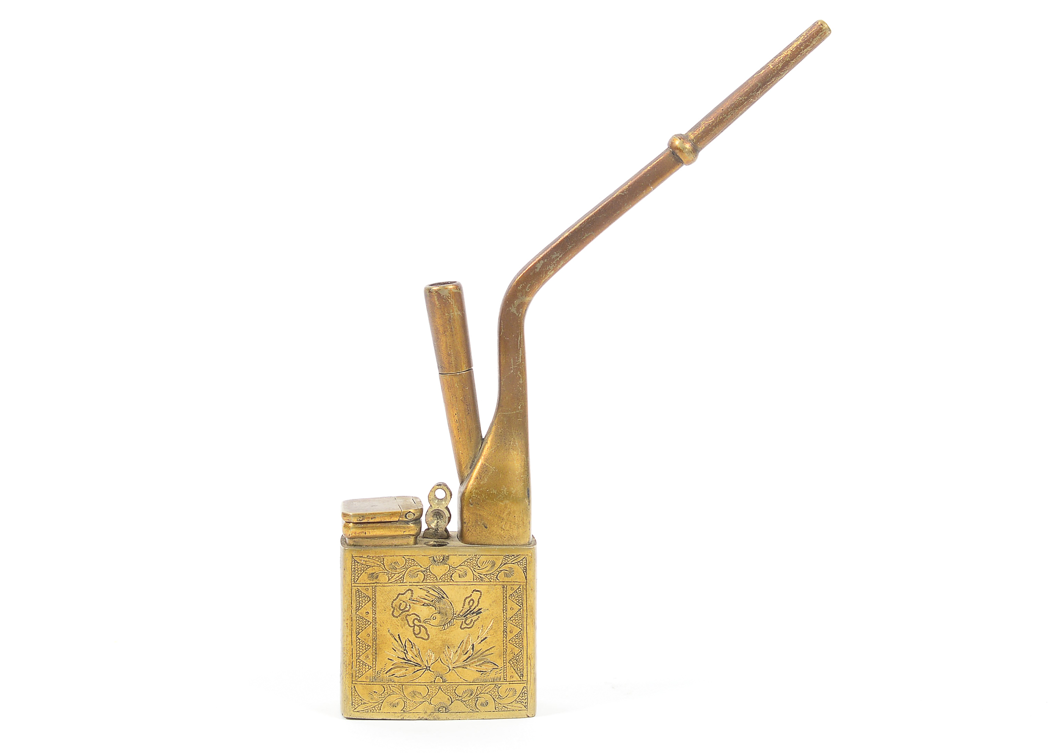 Pair of Brass Incense Holders