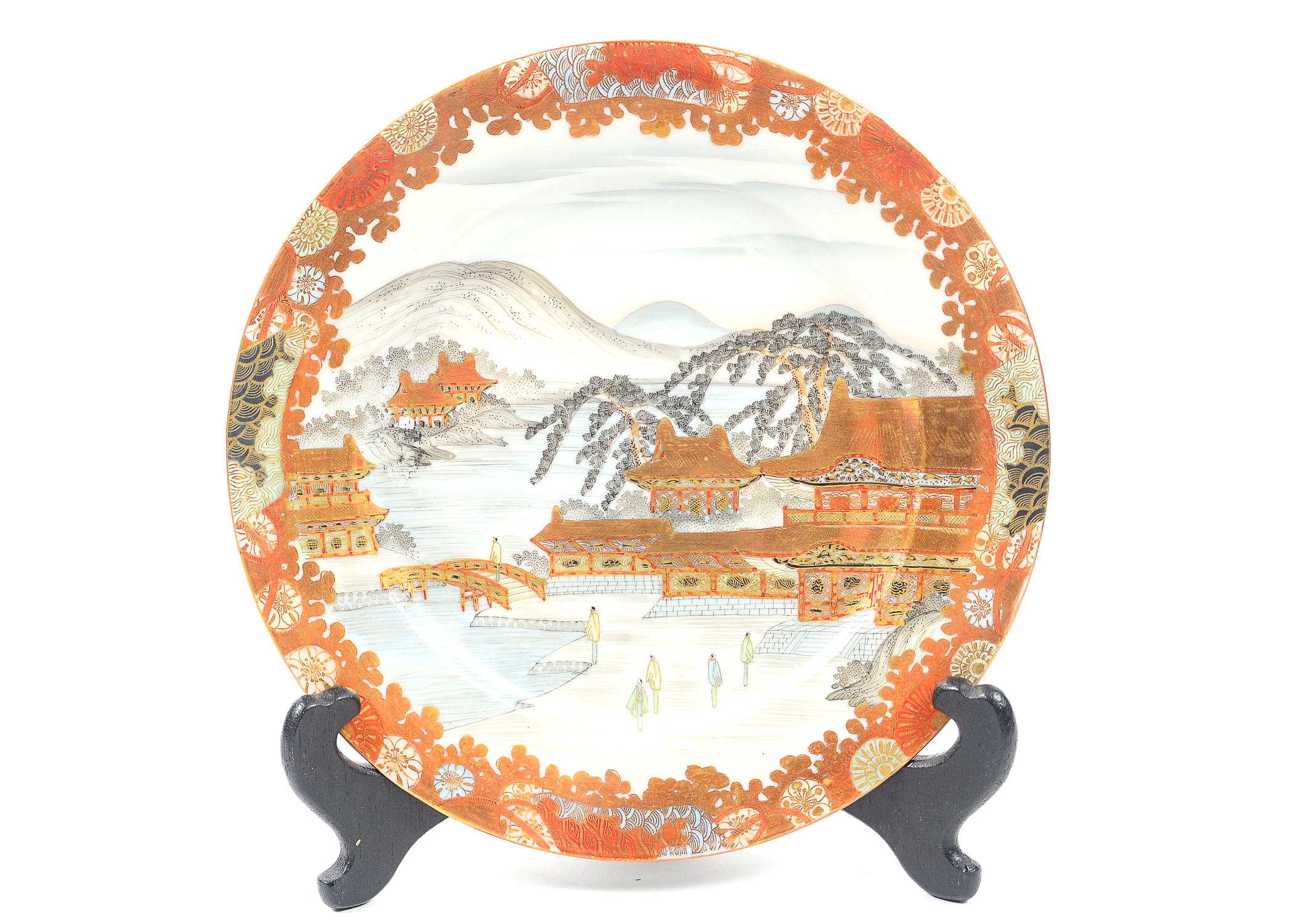 Hand Painted Japanese China Plates