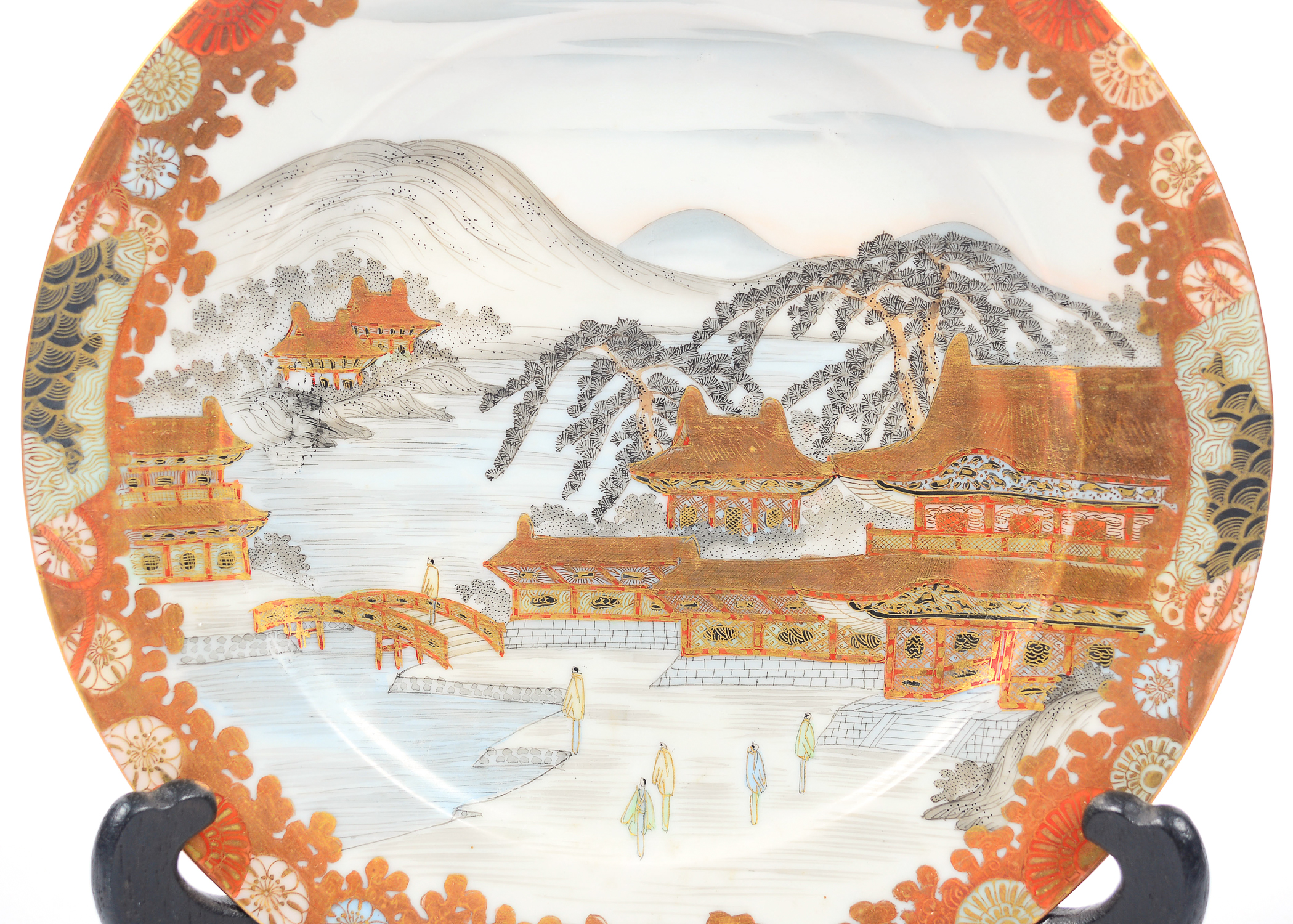 Hand Painted Japanese China Plates