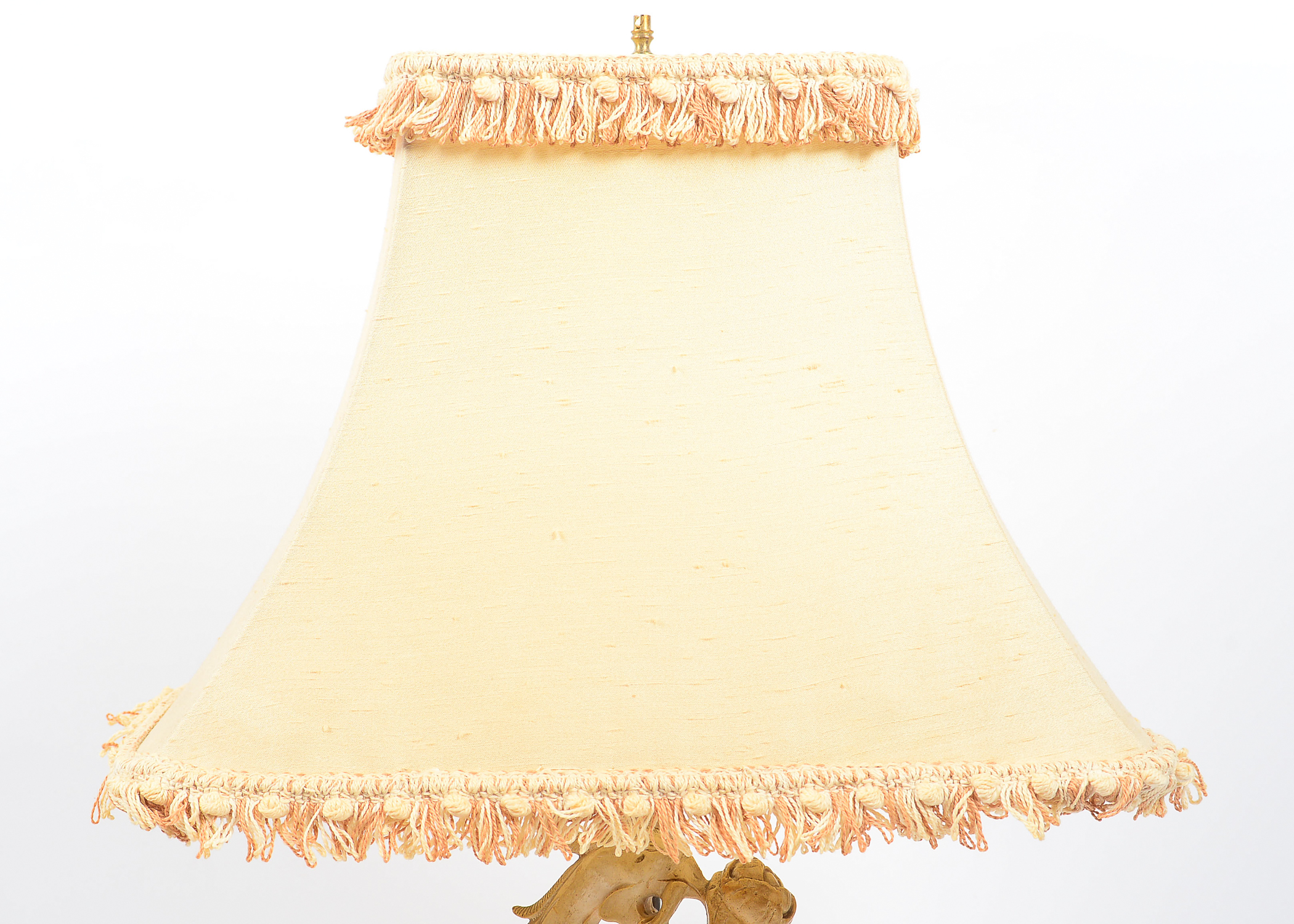 Hand Carved Stone Japanese Table Lamp