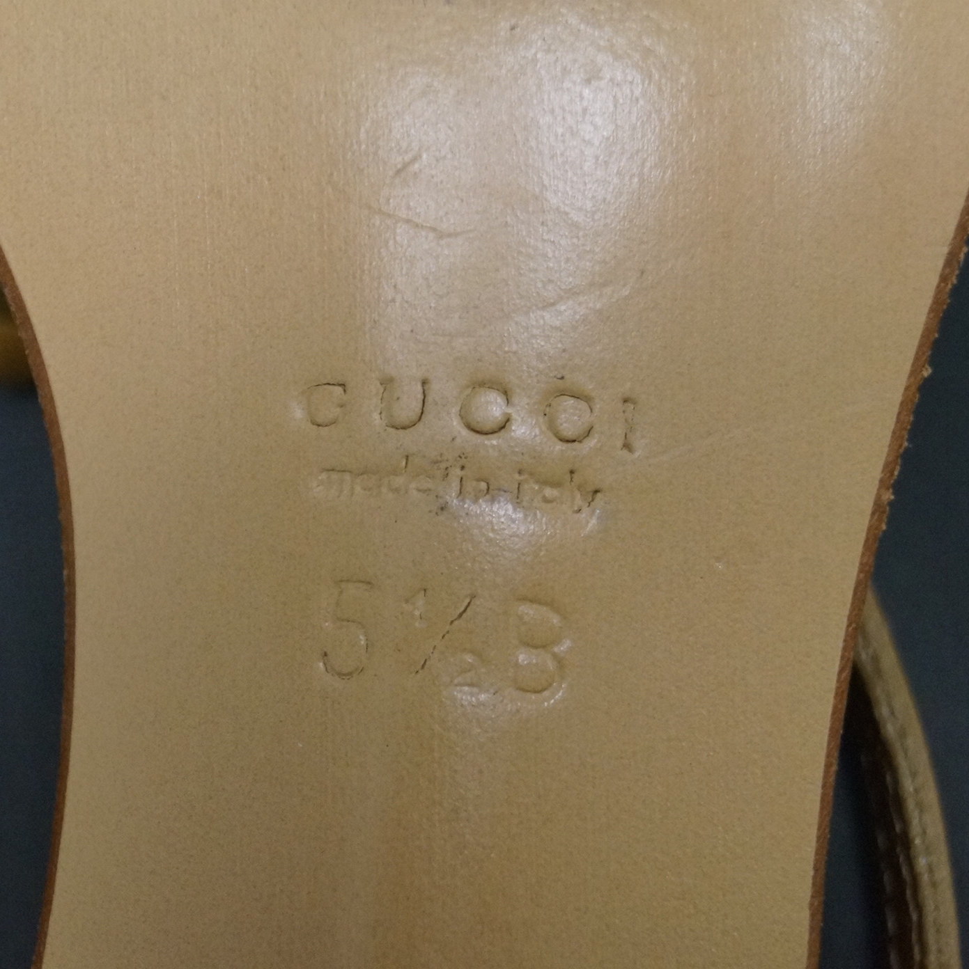 Prada Mules and Gucci Sandals, Size 36.5 and 5.5