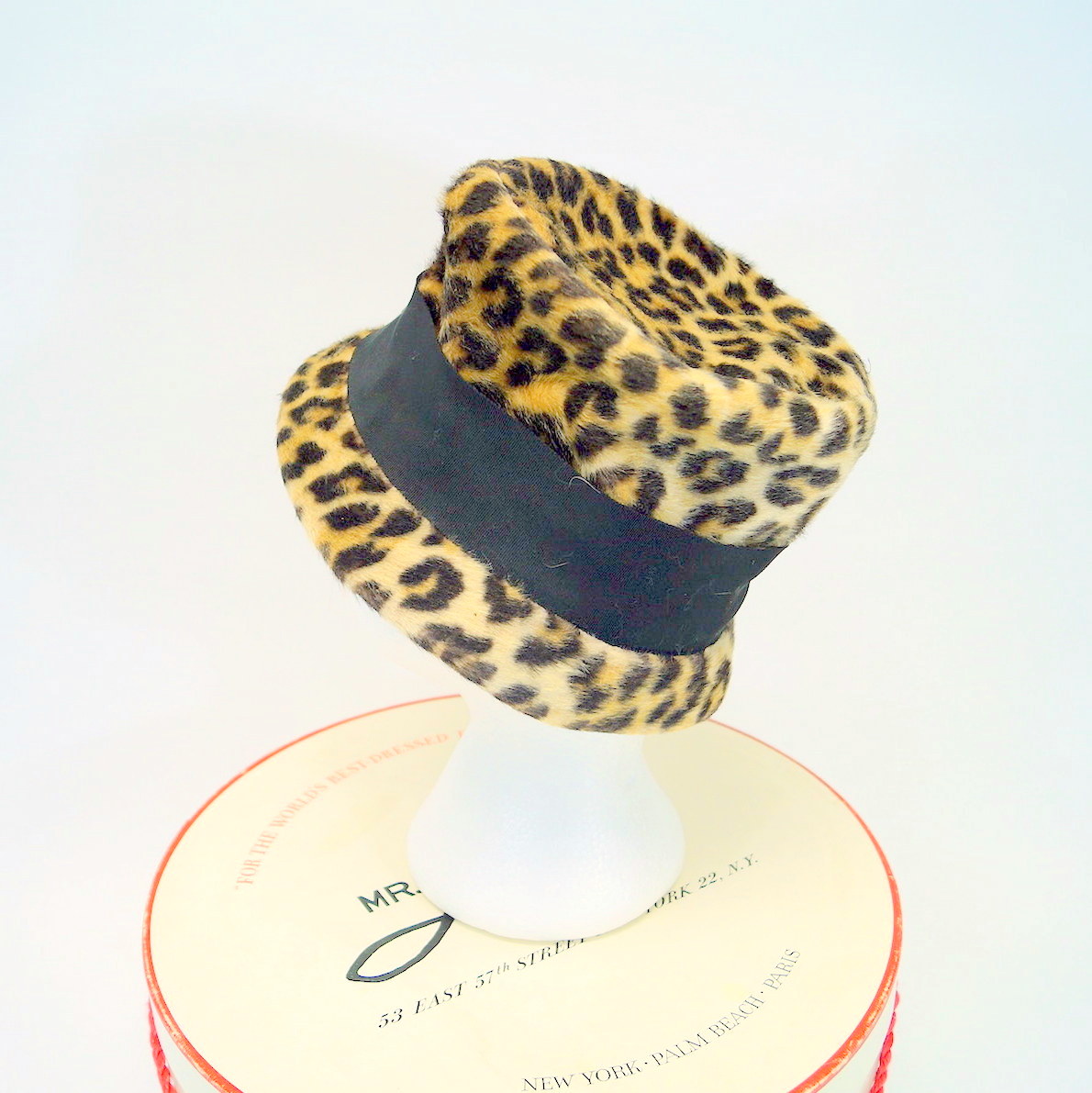 Vintage Mr. John Jr. Hat and Hat Box