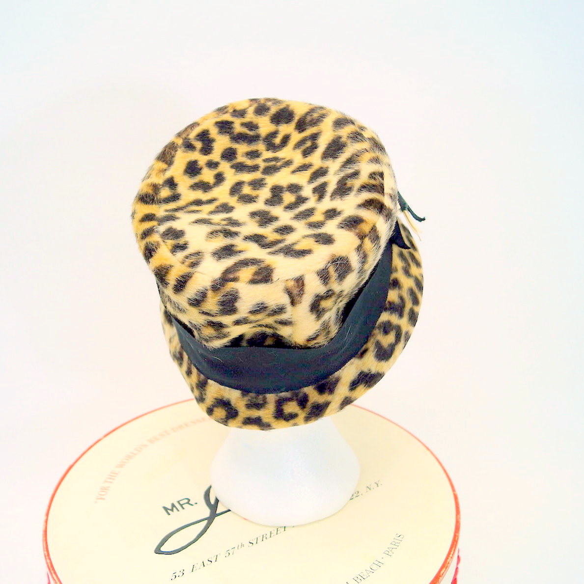 Vintage Mr. John Jr. Hat and Hat Box