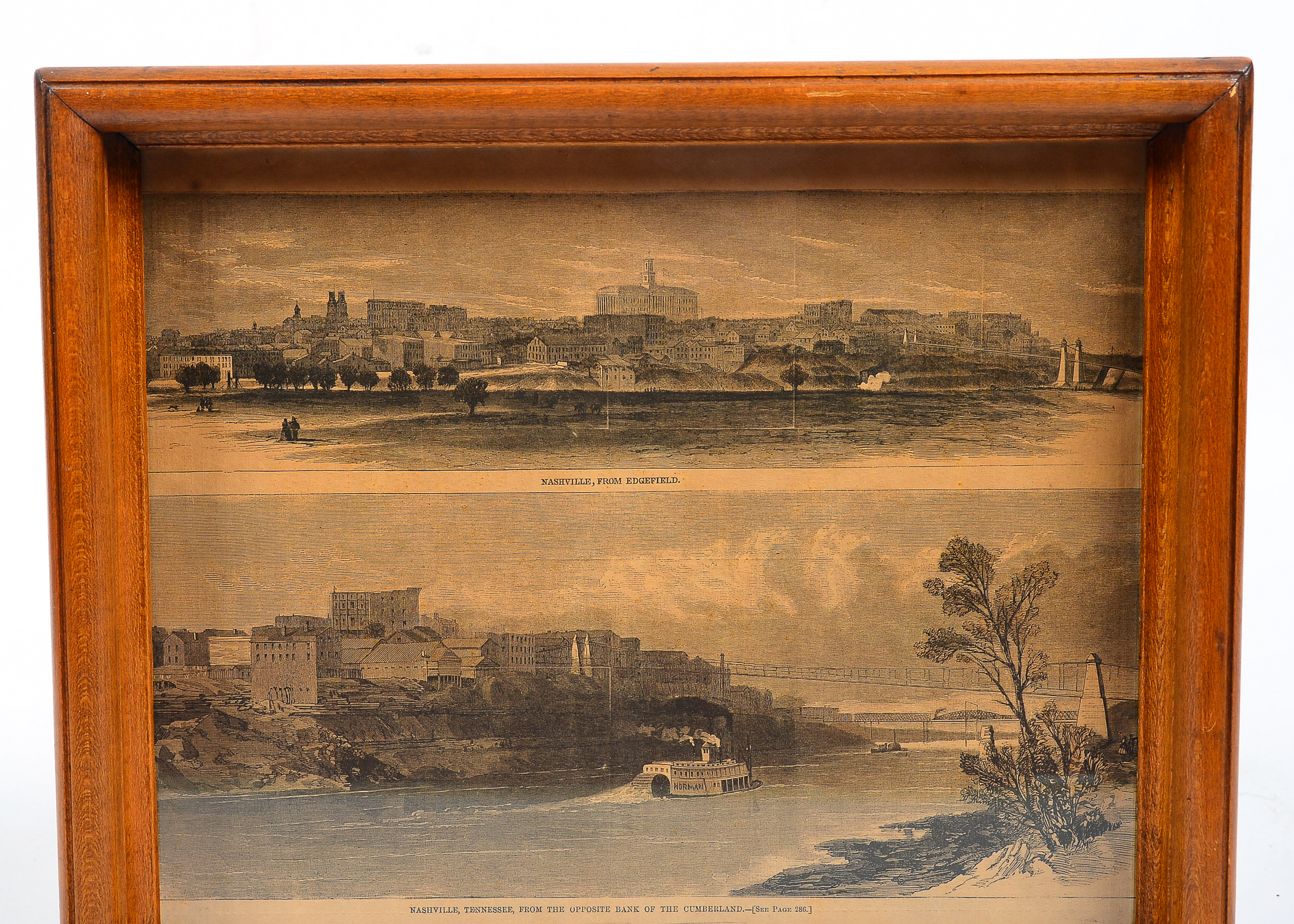 1866 Print of Nashville from Harper's Weekly