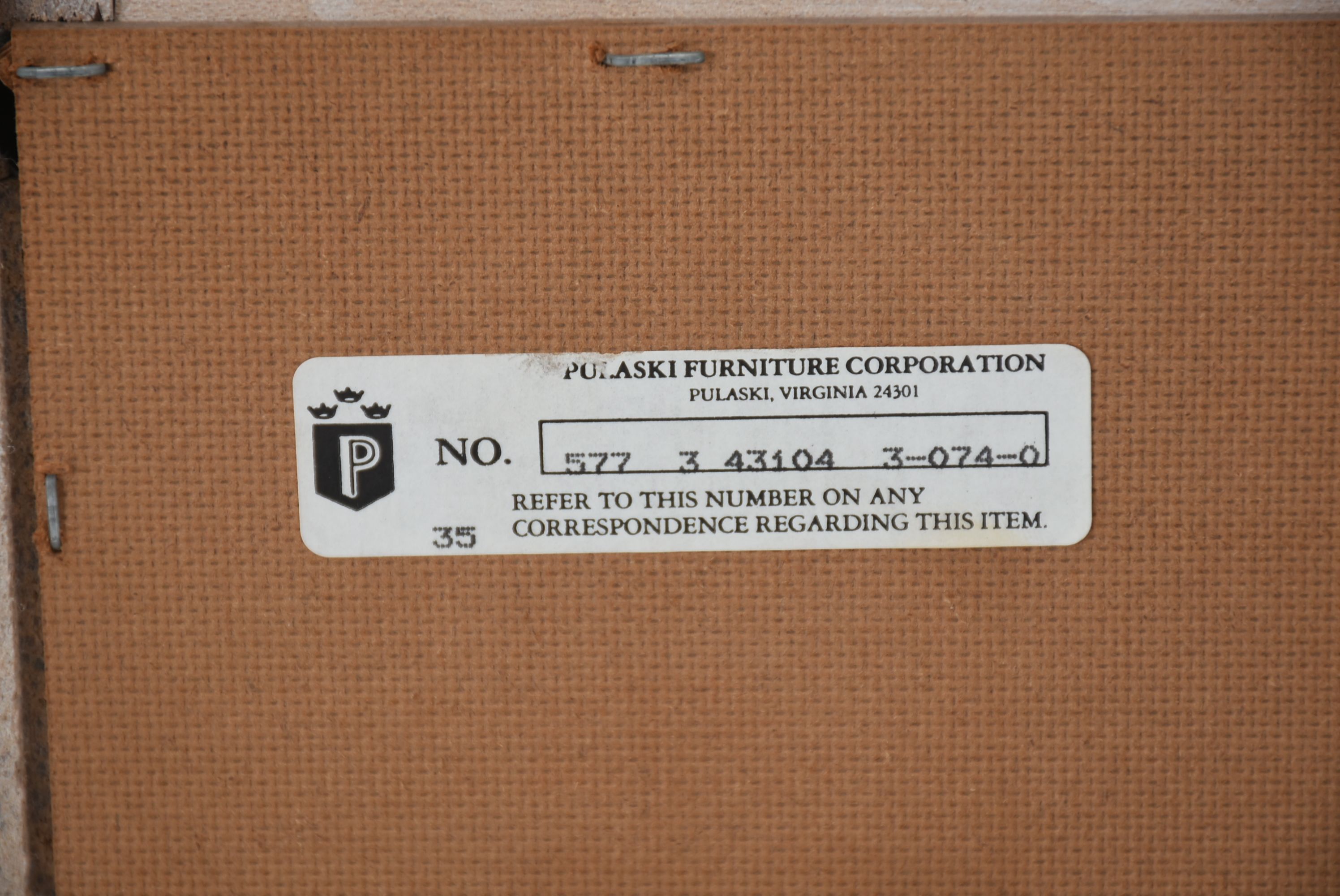 Pulaski Furniture Bombe Style Dresser with Mirror