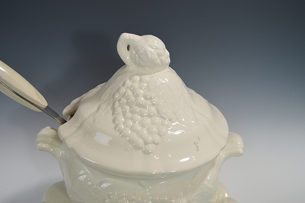 White Ceramic Soup Tureen