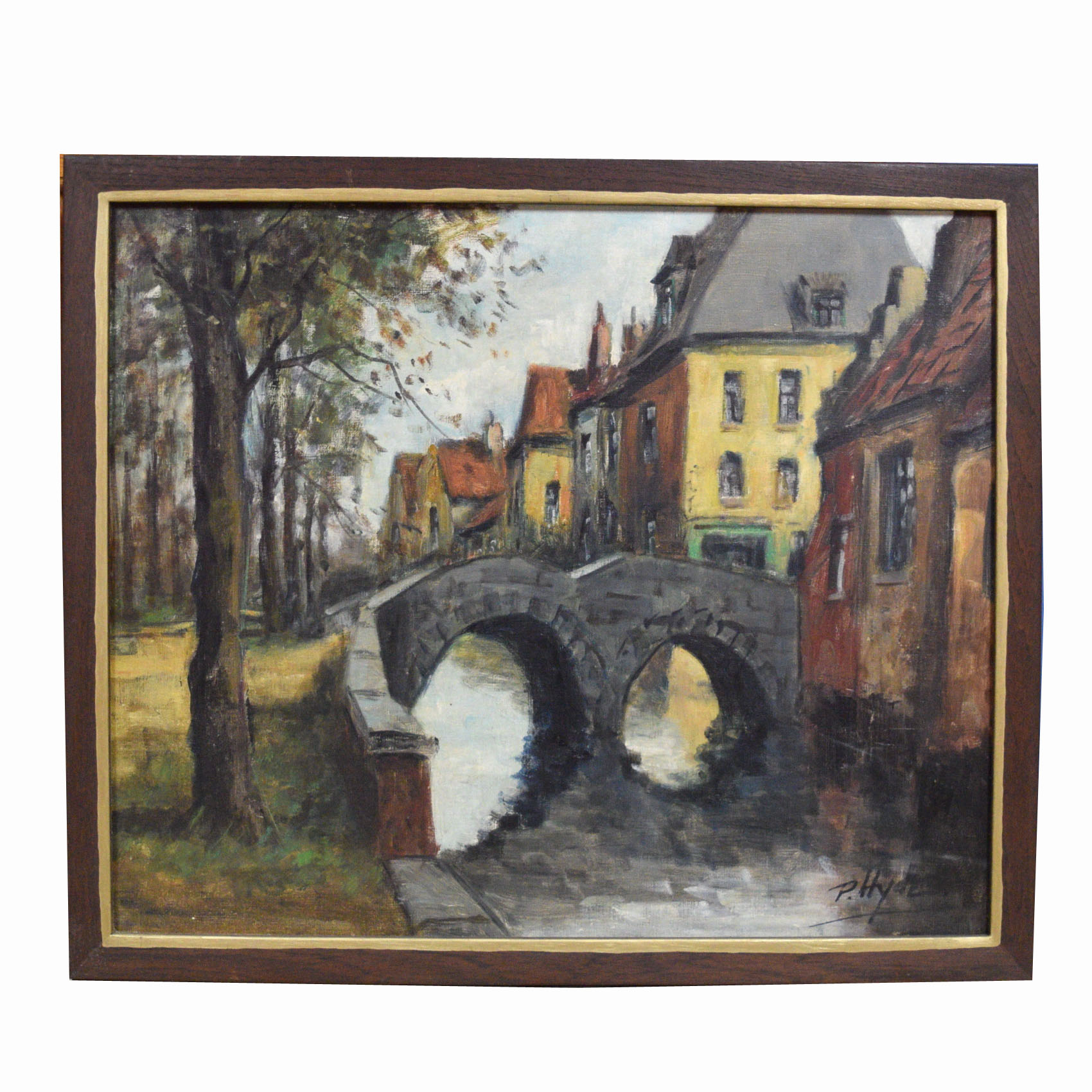 P. Hyde Original Oil Painting
