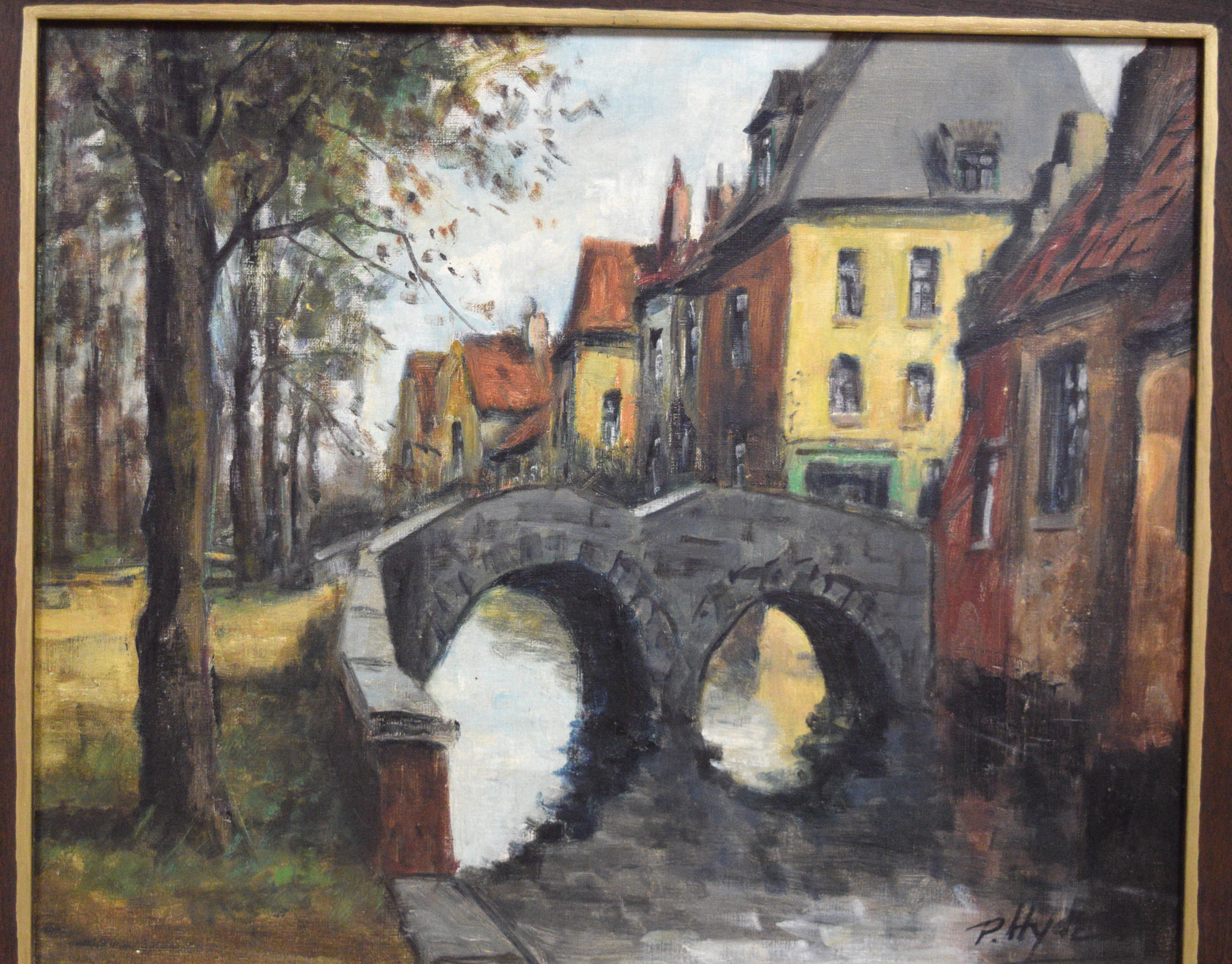 P. Hyde Original Oil Painting