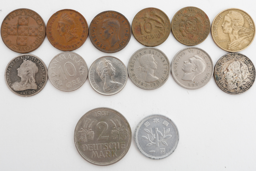 World Traveler's Coin Assortment