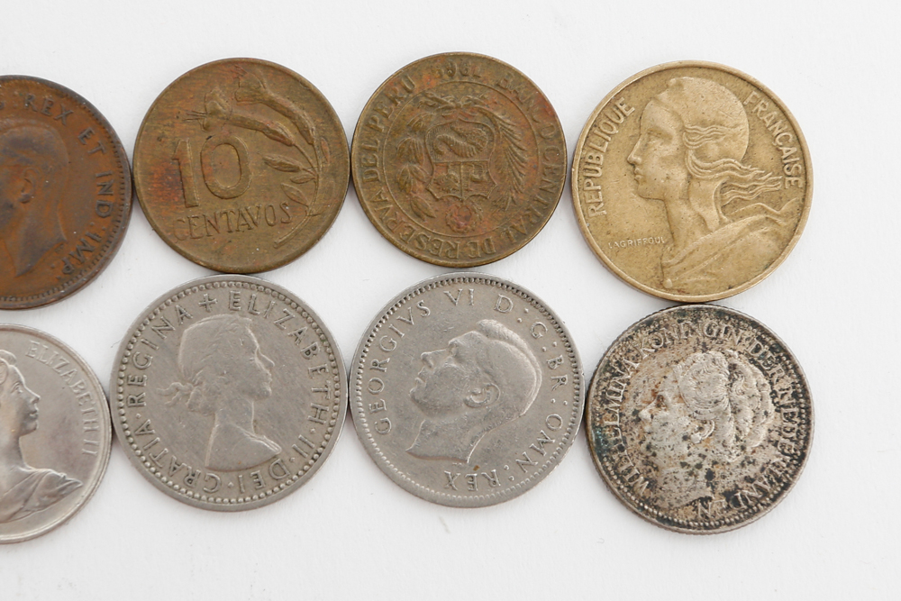 World Traveler's Coin Assortment