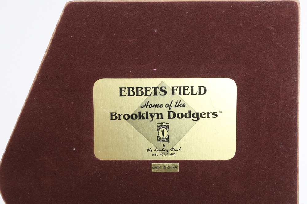 Danbury Mint Ebbets Field Brooklyn Dodgers Stadium
