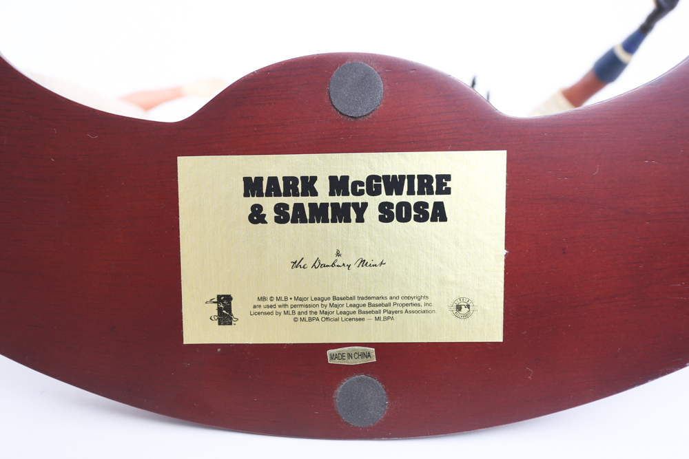Danbury Mint Home Run Kings With Mark McGwire and Sammy Sosa