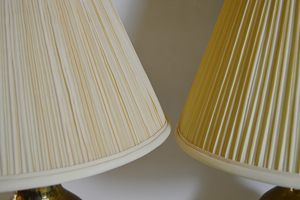 Pair of Brass Table Lamps