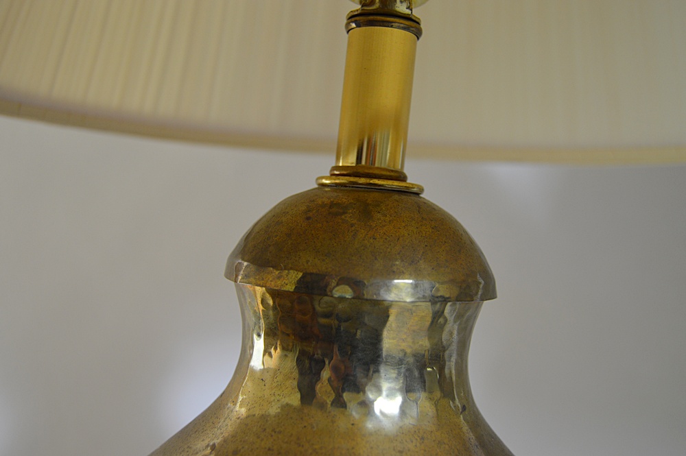 Pair of Brass Table Lamps