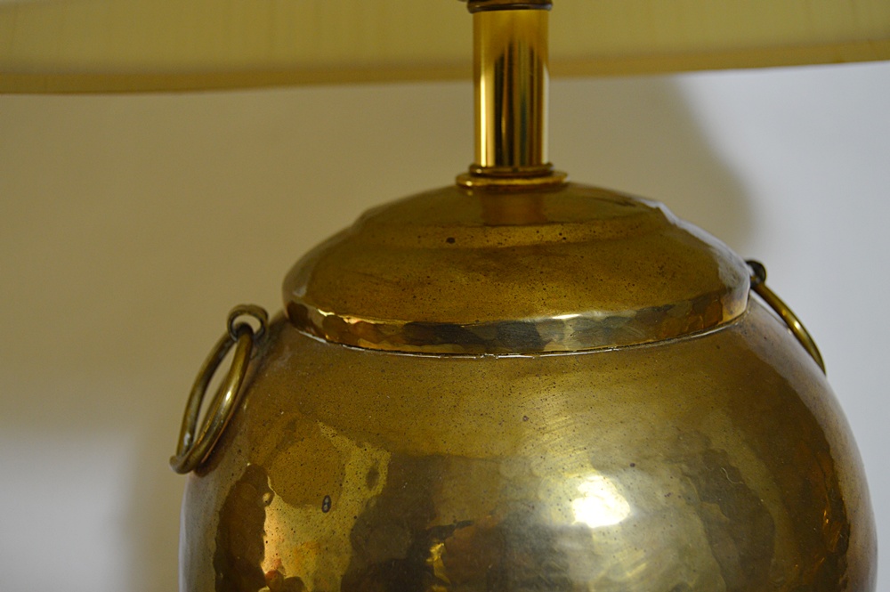 Pair of Brass Table Lamps
