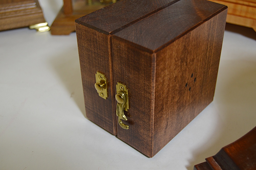 Collection of Wood Case Clocks with Hamilton