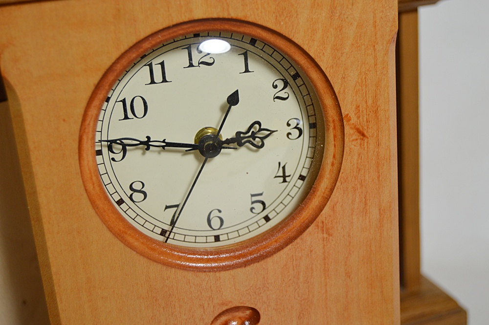 Collection of Wood Case Clocks with Hamilton
