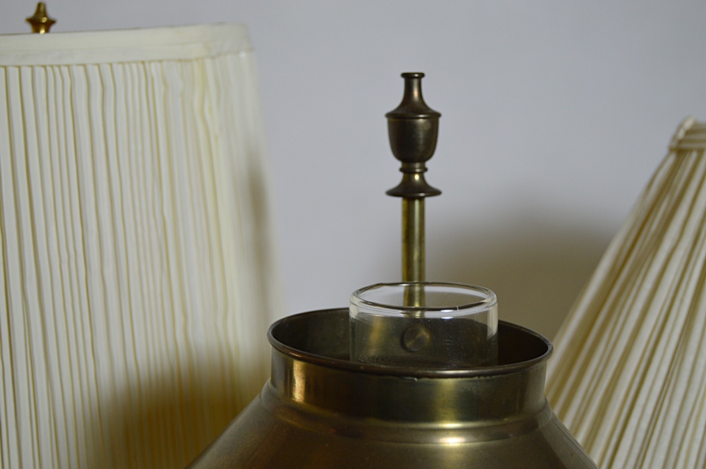 Group of Brass Table Lamps