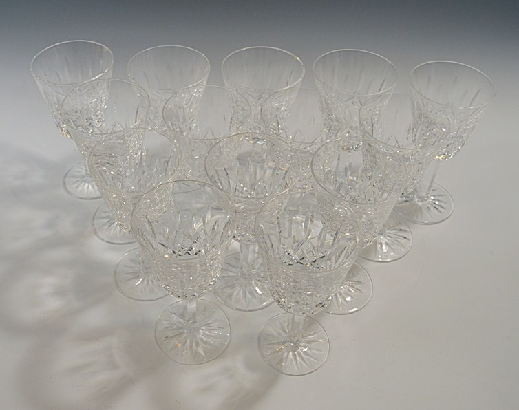 Set of Waterford Crystal "Lismore" Wine Goblets