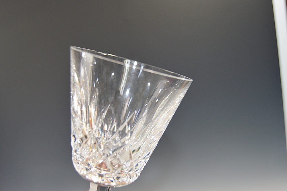 Set of Waterford Crystal "Lismore" Wine Goblets