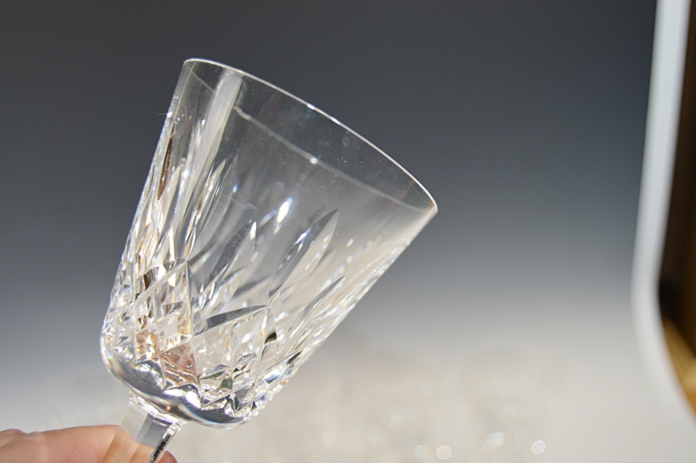 Set of Waterford Crystal "Lismore" Wine Goblets