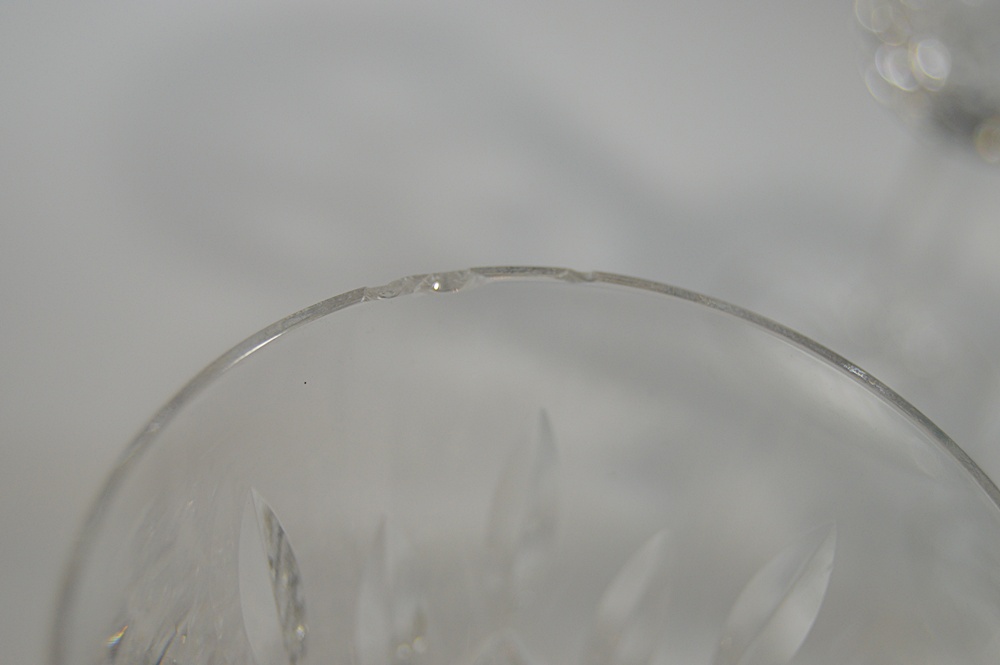 Set of Waterford Crystal "Lismore" Wine Goblets
