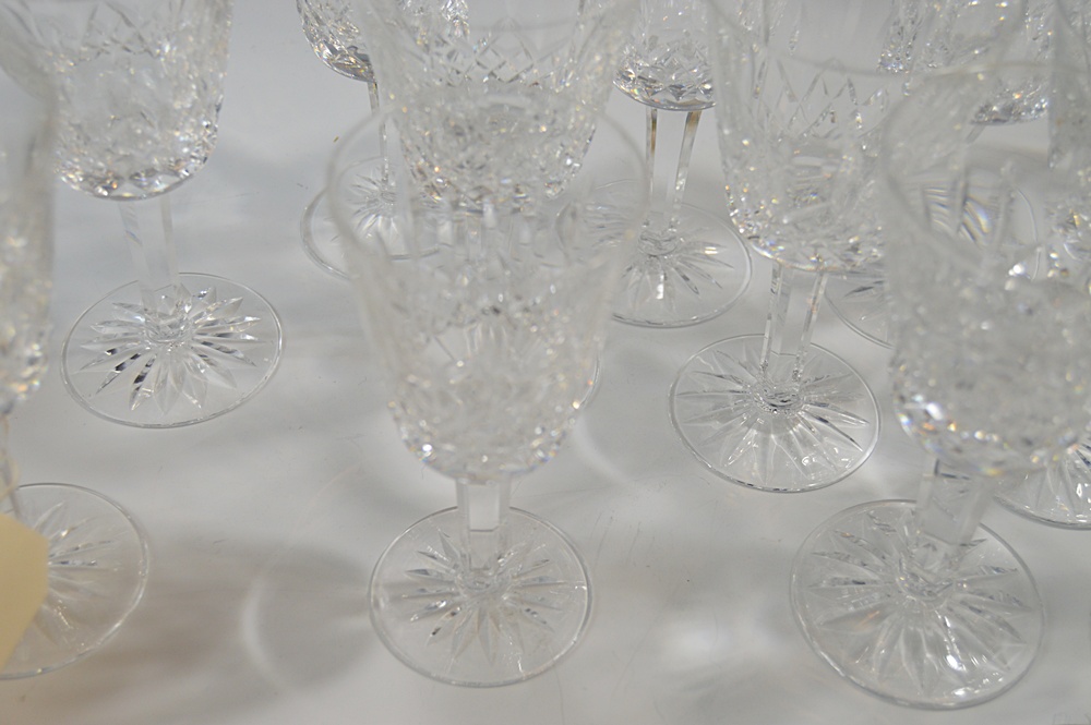Set of Waterford Crystal "Lismore" Wine Goblets