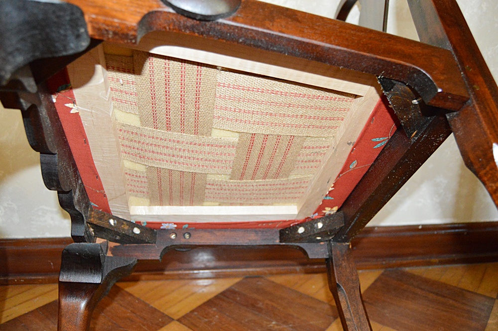 The Bartley Collection Mahogany Queen Anne Style Armchairs