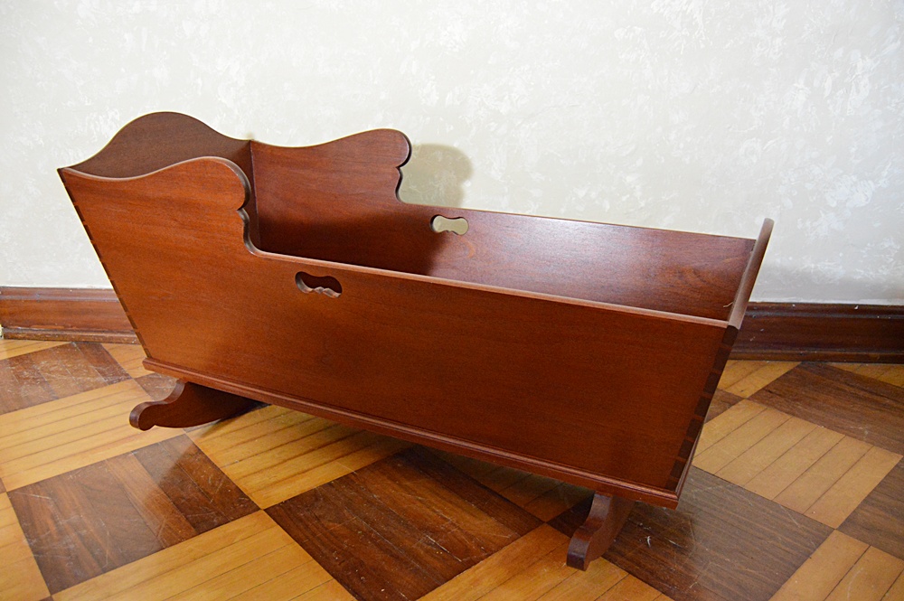 The Bartley Collection Mahogany Cradle