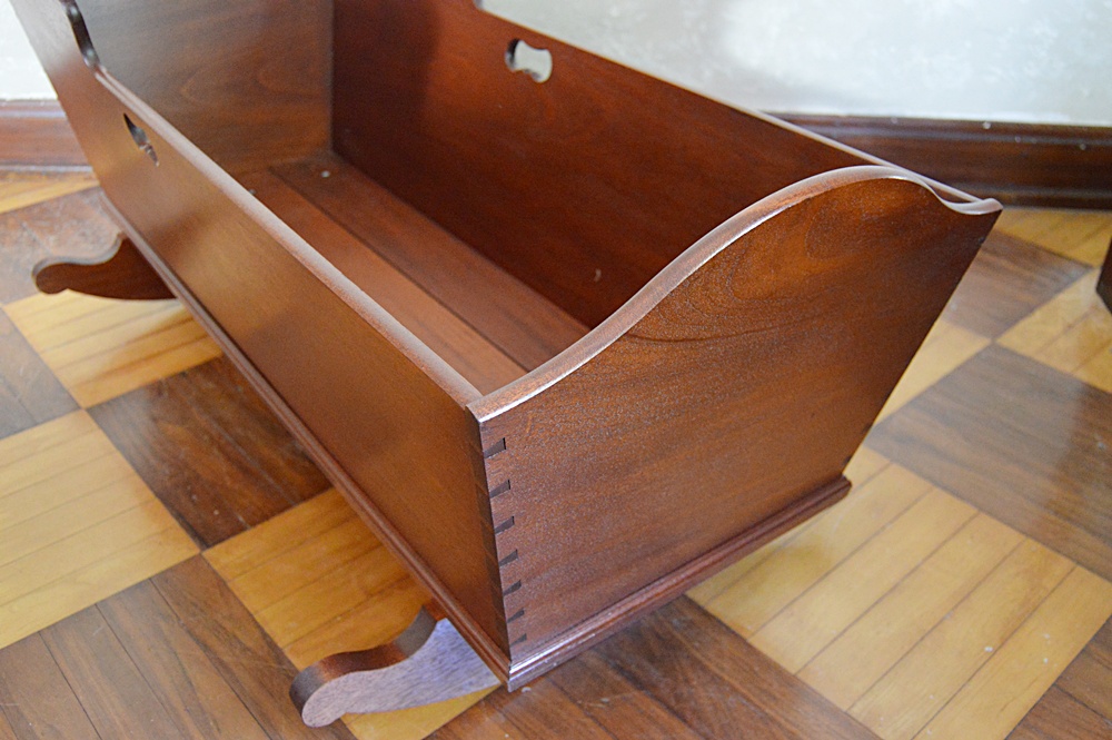 The Bartley Collection Mahogany Cradle