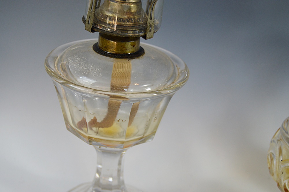 Vintage Kerosene Lamps, One Electrified