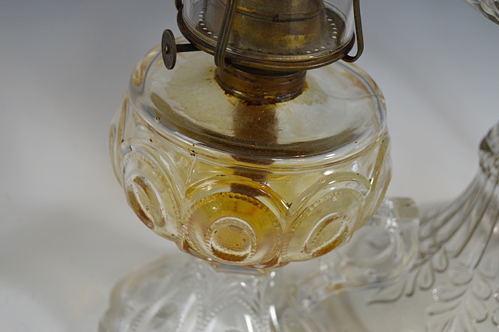 Vintage Kerosene Lamps, One Electrified