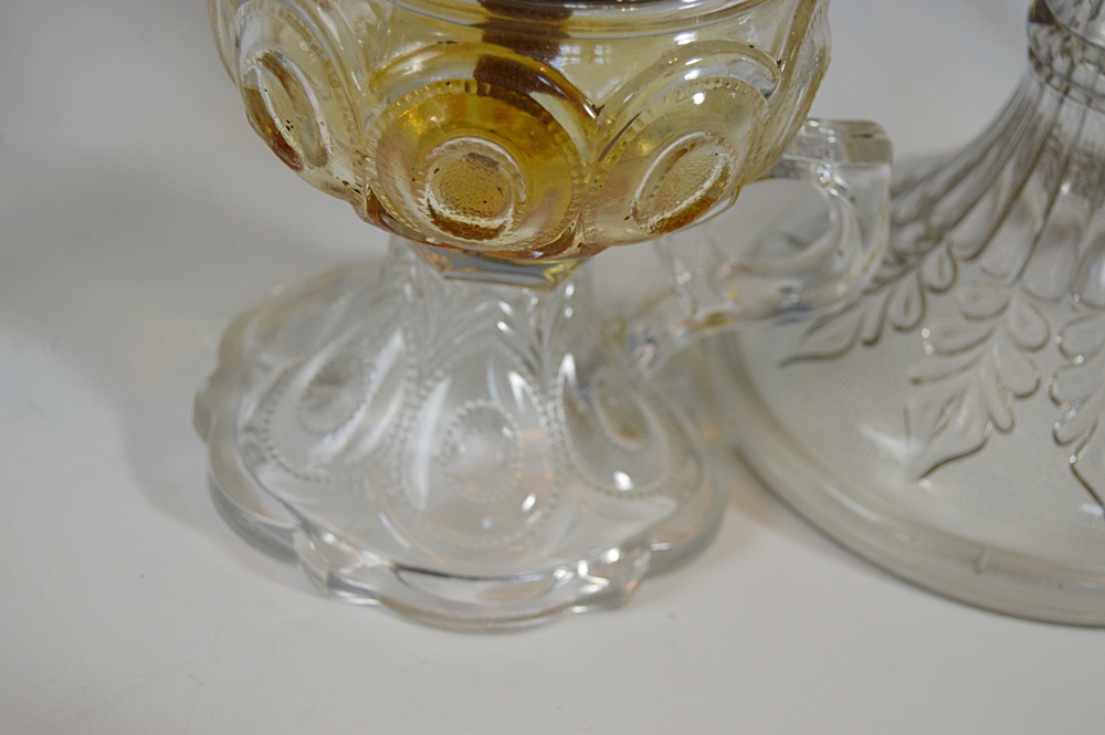 Vintage Kerosene Lamps, One Electrified