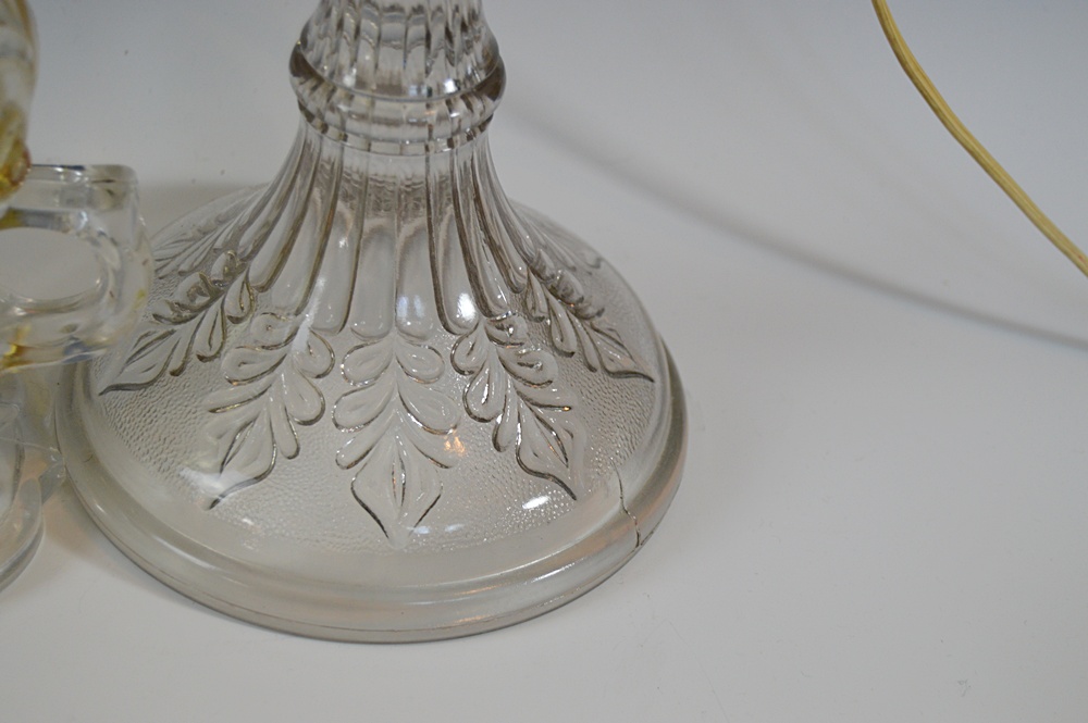 Vintage Kerosene Lamps, One Electrified