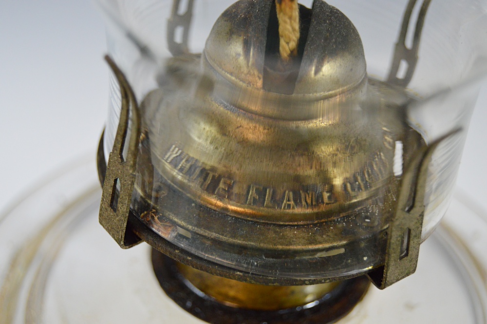 Vintage Kerosene Lamps, One Electrified