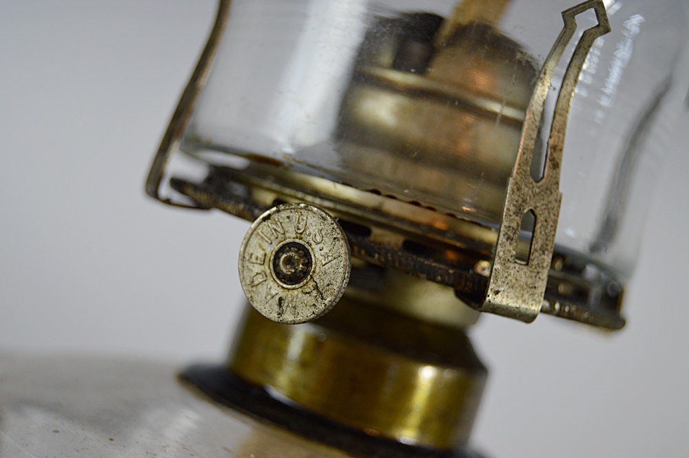 Vintage Kerosene Lamps, One Electrified