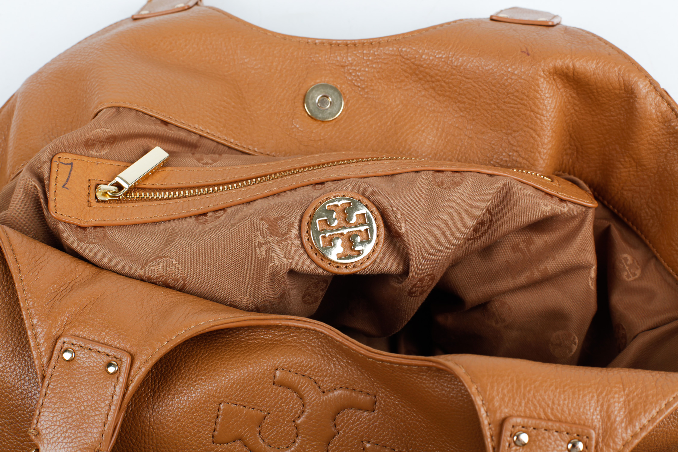 Leather Handbag by Tory Burch