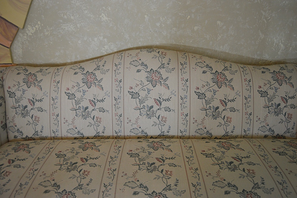 Chippendale Style Camel Back Sofa