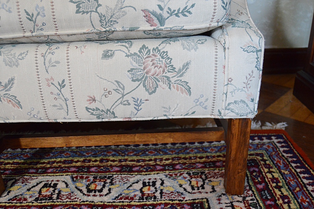 Chippendale Style Camel Back Sofa