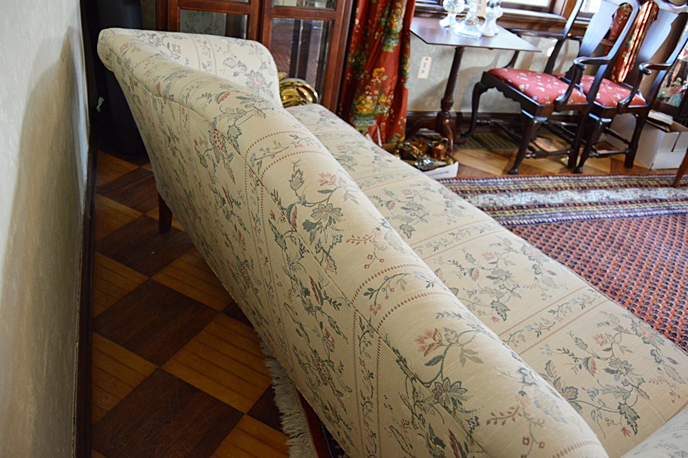 Chippendale Style Camel Back Sofa