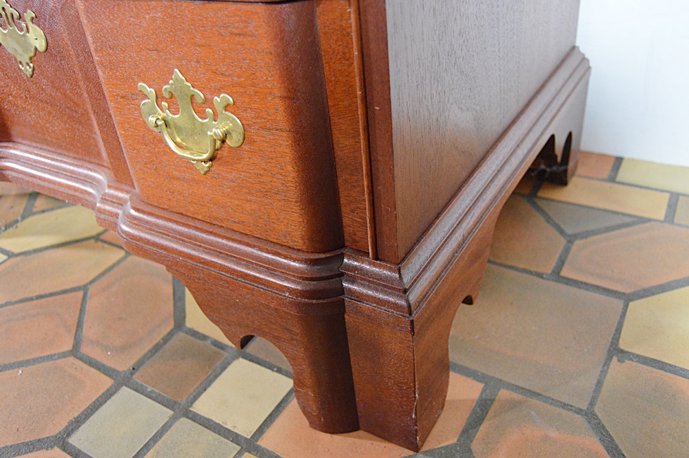 The Bartley Collection Chippendale Style Mahogany Block Front Chest