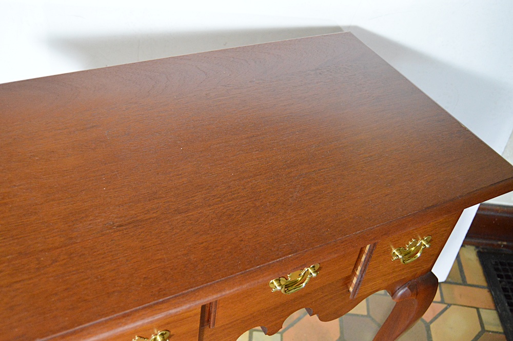 The Bartley Collection Queen Anne  Style Mahogany Sideboard