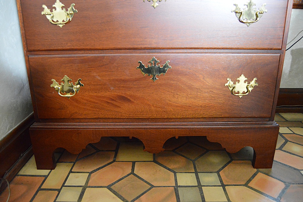 The Bartley Collection Chippendale Style Mahogany Chest on Chest