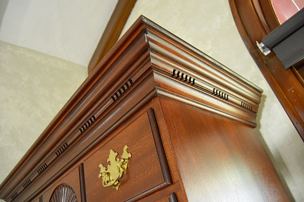 The Bartley Collection Chippendale Style Mahogany Chest on Chest