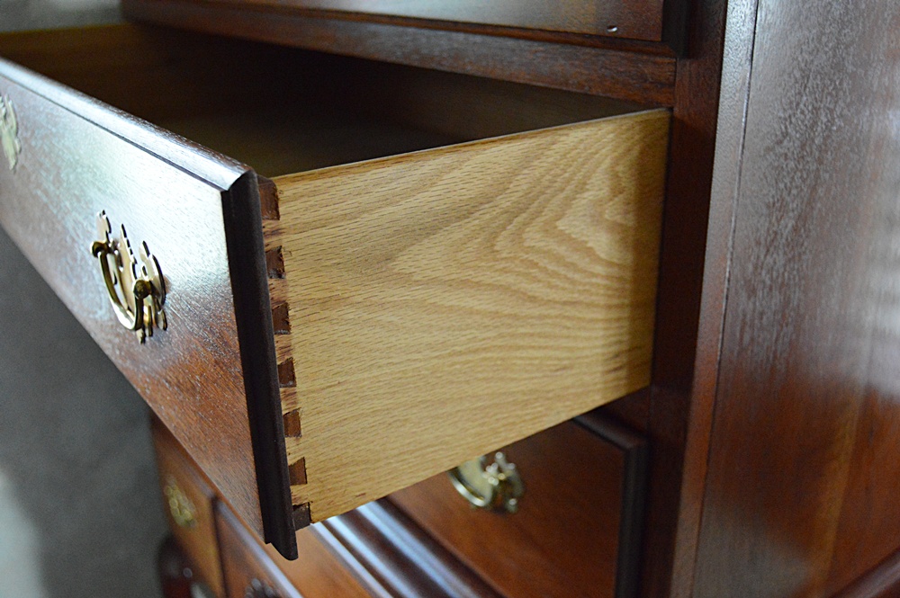 The Bartley Collection Queen Anne Style Mahogany Highboy