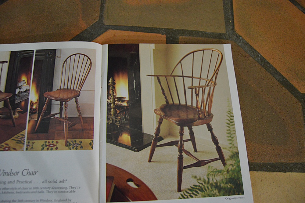 Pair of Mahogany Windsor Style Armchairs